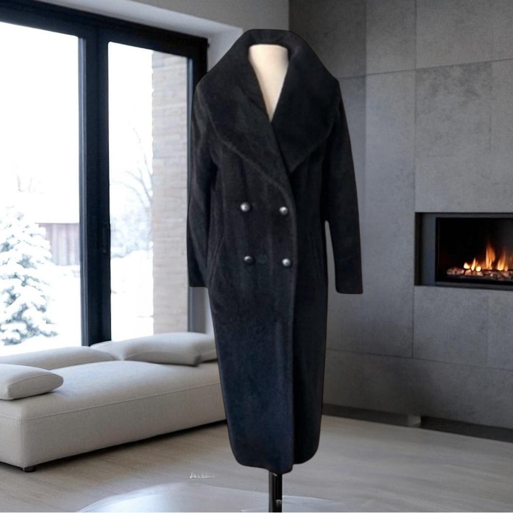 MAX MARA ALPACA WOOL TEDDY LUSH CLASSIC COAT